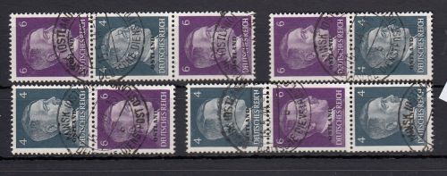 Ostland, Mi.-Nr. S 1-4  gestempelt 140,00