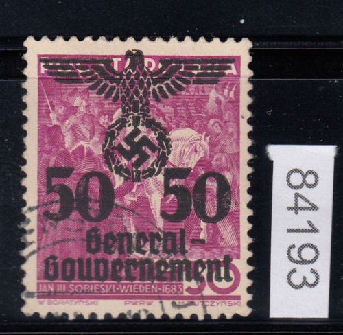 GG 1940, Mi.-Nr. 24 II  gestempelt