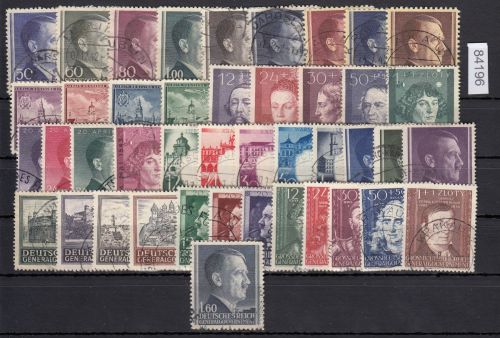 GG 1942-44, Mi.-Nr. 83-124  gestempelt