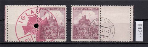 Böhmen und Mähren, Mi.-Nr. 29 LW  gestempelt