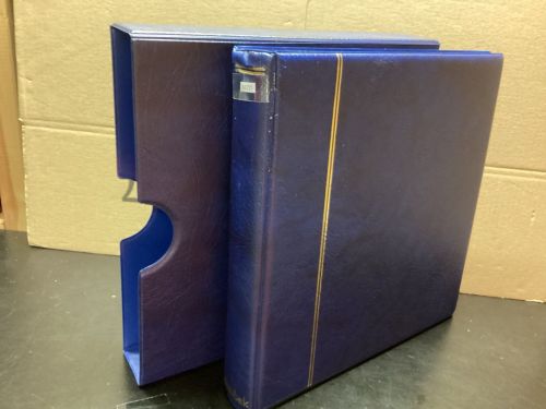 Schaubeck Ringbinder+Kassette 6 Ringe gebraucht blau