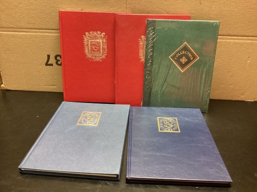 Briefmarkenalben  Einsteckalben  5 Stück DINA5   leer  gebraucht