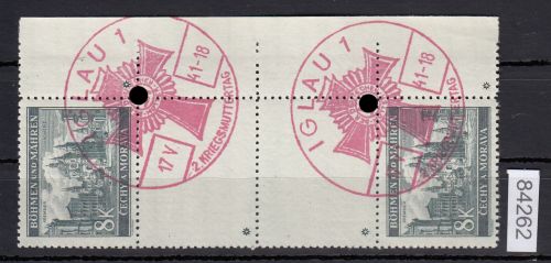 Böhmen und Mähren, Mi.-Nr. 59 ZS  gestempelt