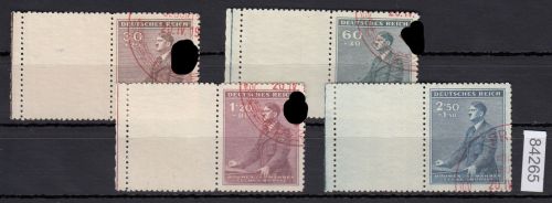 Böhmen und Mähren, Mi.-Nr. 85-88 LW  gestempelt