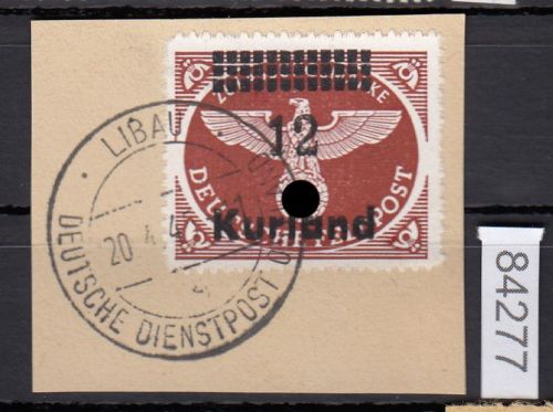 Kurland, Mi.-Nr. 4 A  gestempelt