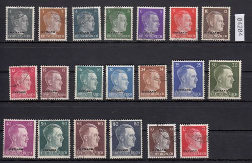Ostland, Mi.-Nr. 1-20 gestempelt