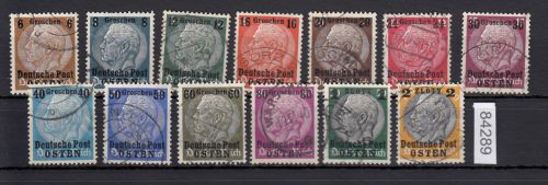 GG 1939, Mi.-Nr. 1-13 gestempelt