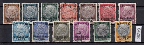 GG 1939, Mi.-Nr. 1-13 gestempelt