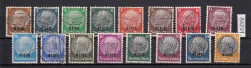 Elsass, Mi.-Nr. 1-16 gestempelt
