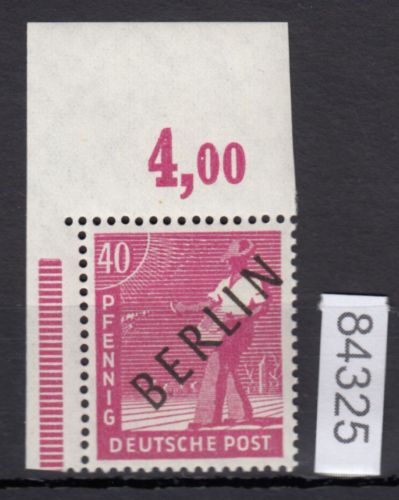 Berlin 1948, Mich.-Nr.: 12 ** Eckrand  geprüft