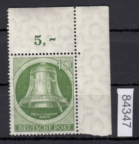 Berlin 1951, Mich.-Nr.: 83 ** Eckrand