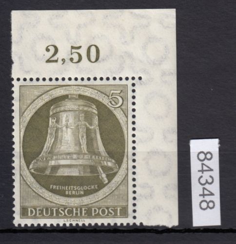 Berlin 1951, Mich.-Nr.: 82 ** Eckrand