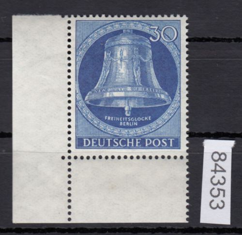 Berlin 1953, Mich.-Nr.: 104 ** Eckrand