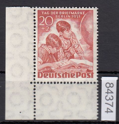 Berlin 1951, Mich.-Nr.: 81 ** Eckrand