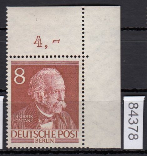 Berlin 1952, Mich.-Nr.: 94 ** Eckrand