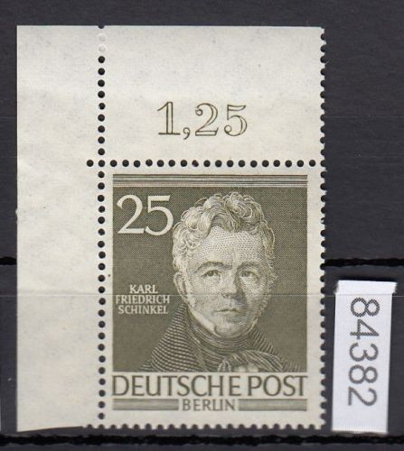 Berlin 1952, Mich.-Nr.: 98 ** Eckrand