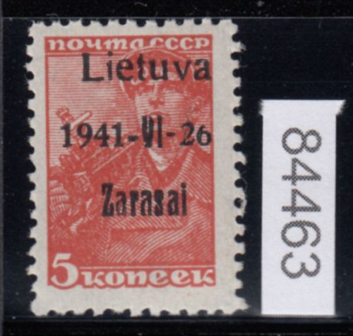Litauen - Zarasai, Mi.-Nr. 1 III **   geprüft