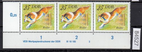 DDR 1976, Mich.-Nr.: 2158 ** DV FNr. 2   Eckrand  Druckvermerk