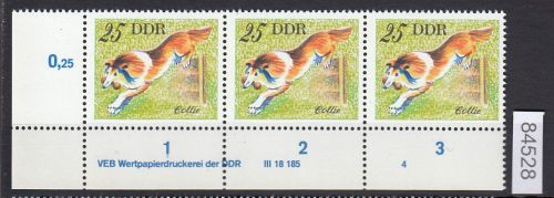 DDR 1976, Mich.-Nr.: 2158  ** DV FNr. 4   Eckrand  Druckvermerk