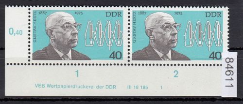 DDR 1977, Mich.-Nr.: 2202 ** DV  FNr. 1   Eckrand  Druckvermerk