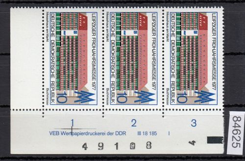 DDR 1977, Mich.-Nr.: 2208 ** DV  FNr. I   Eckrand  Druckvermerk