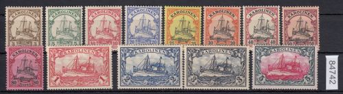 Kolonien Karolinen 1900, Mich.-Nr.:  7-19 *