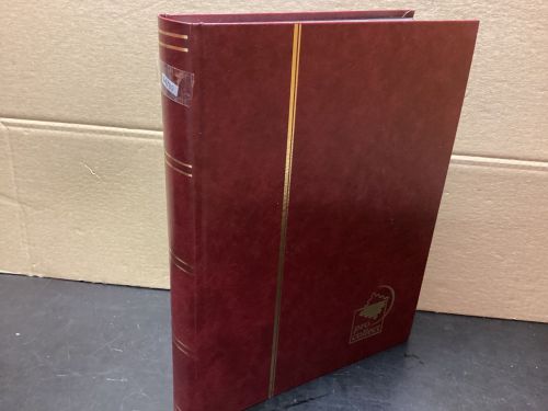 Briefmarkenalbum Einsteckalben  DIN A4 48 Seiten schwarz gebraucht