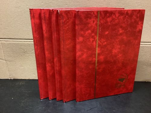 Briefmarkenalbum  5 Stück A4 Einsteckalben Seiten schwarz   gebraucht