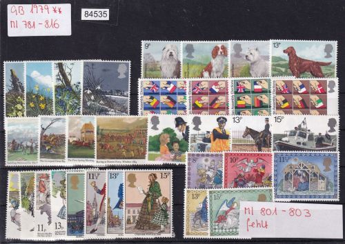 Großbritannien 1979, Mich.-Nr.: ** nicht komplett
