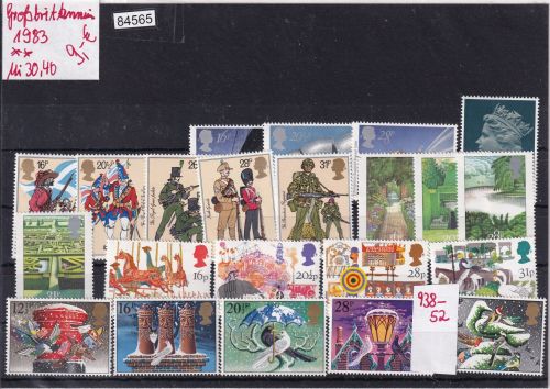 Großbritannien 1983, Mich.-Nr.: ** nicht komplett