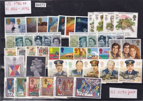 Großbritannien 1986, Mich.-Nr.: **  nicht komplett