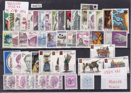 Belgien 1975, Mich.-Nr.: 1798-1846 **
