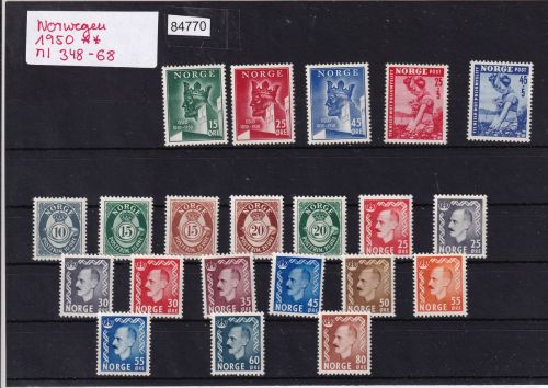 Norwegen 1950, Mich.-Nr.: ** komplett