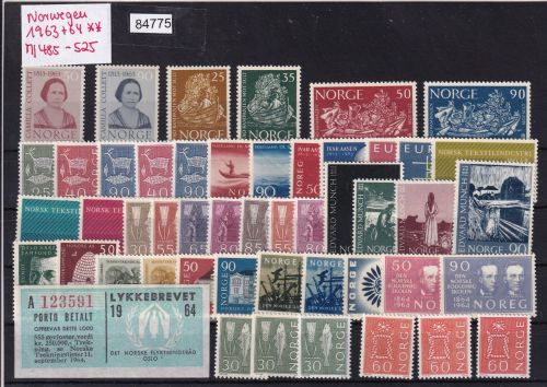 Norwegen 1963- 64, Mich.-Nr.: ** komplett