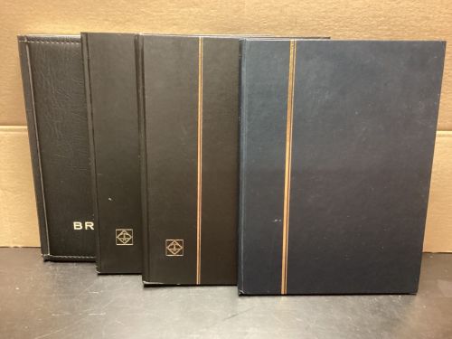 Einsteckalben  Briefmarkenalben  4 Stück weiß  gebraucht