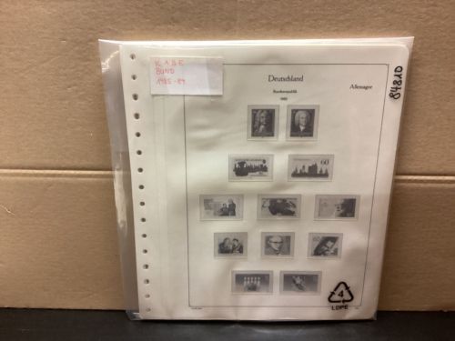 KABE  Bund 1985-89 Vordrucke  gebraucht