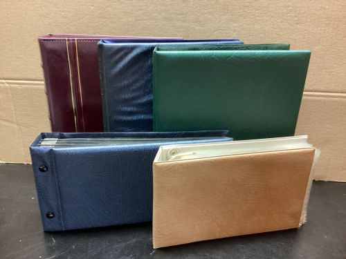 Alben 5 Stück für Briefe, Postk., ETB FDC leer gebraucht