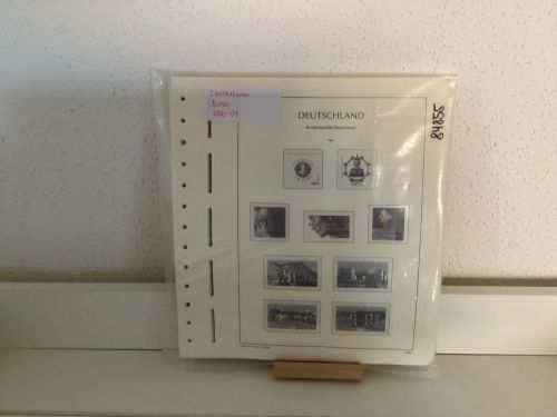 Leuchtturm Bund 2000-04 Vordrucke mit Klemmtaschen gebraucht