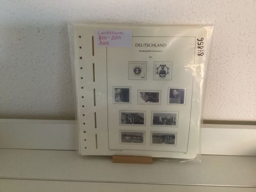 Leuchtturm Bund 2000-04 Vordrucke mit Klemmtaschen gebraucht