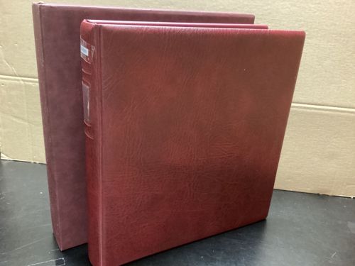 Lindner Ringbinder + Kassette  gebraucht leer rot