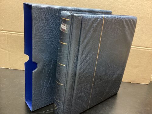 Leuchtturm Drehstabbinder+Kassette  gebraucht Leer blau