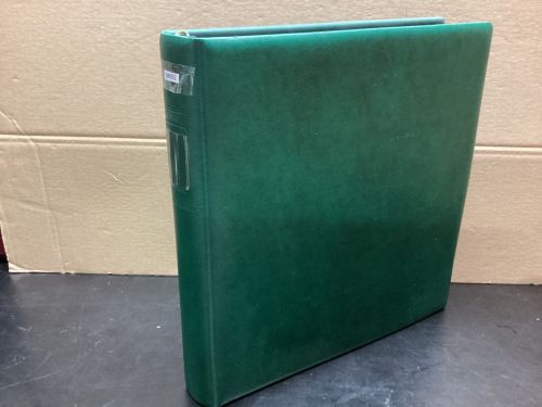 Lindner Ringbinder (18 Ringe) 1 mal gebraucht leer grün