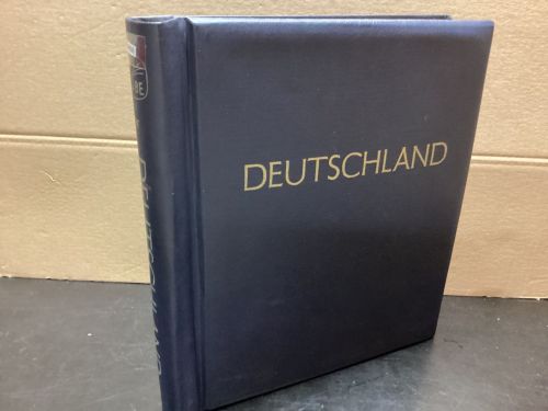 KABE Klemmbinder  gebraucht Leer blau  Aufschrift DEUTSCHLAND