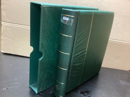 Leuchtturm Klemmbinder + Kassette  Wattiert leer grün