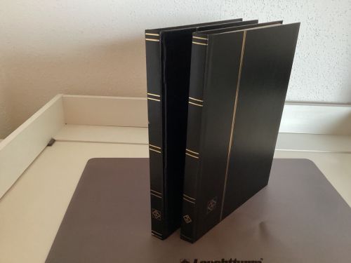 Briefmarkenalbum Einsteckalben  2 StückDIN A4 a 32 Seiten weiß gebraucht