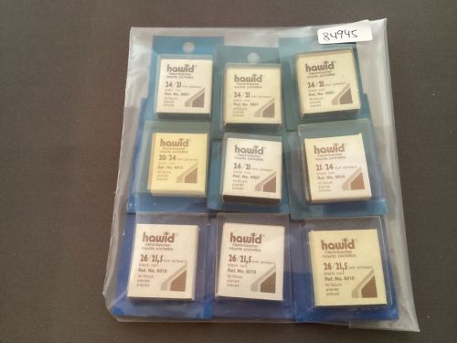 Hawid Zuschnitte Klemmtaschen schwarz verschiedene Größen NEU