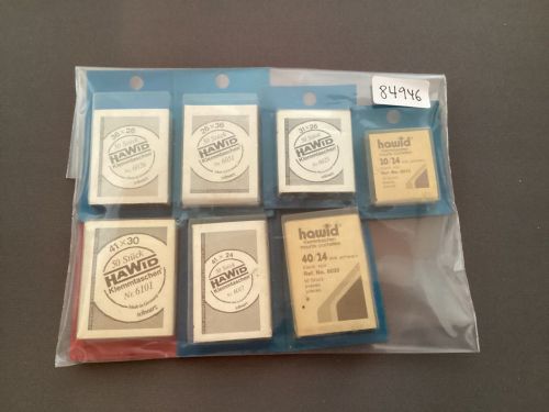 Hawid Zuschnitte Klemmtaschen schwarz verschiedene Größen NEU