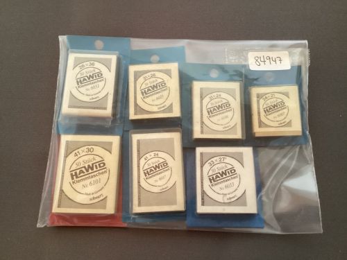 Hawid Zuschnitte Klemmtaschen schwarz verschiedene Größen NEU