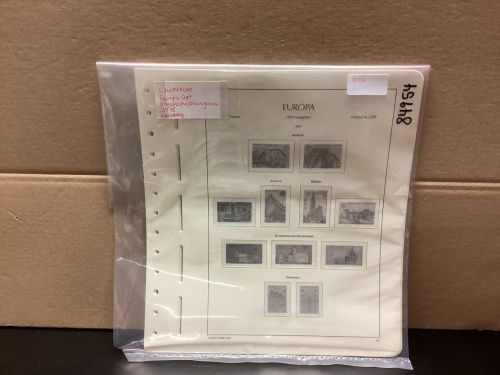 Leuchtturm Europa CEPT 1978 Vordrucke Gemeinschaftsausgaben  gebraucht