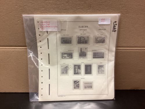 Leuchtturm Europa CEPT 1987 Vordrucke Gemeinschaftsausgabe  Neu